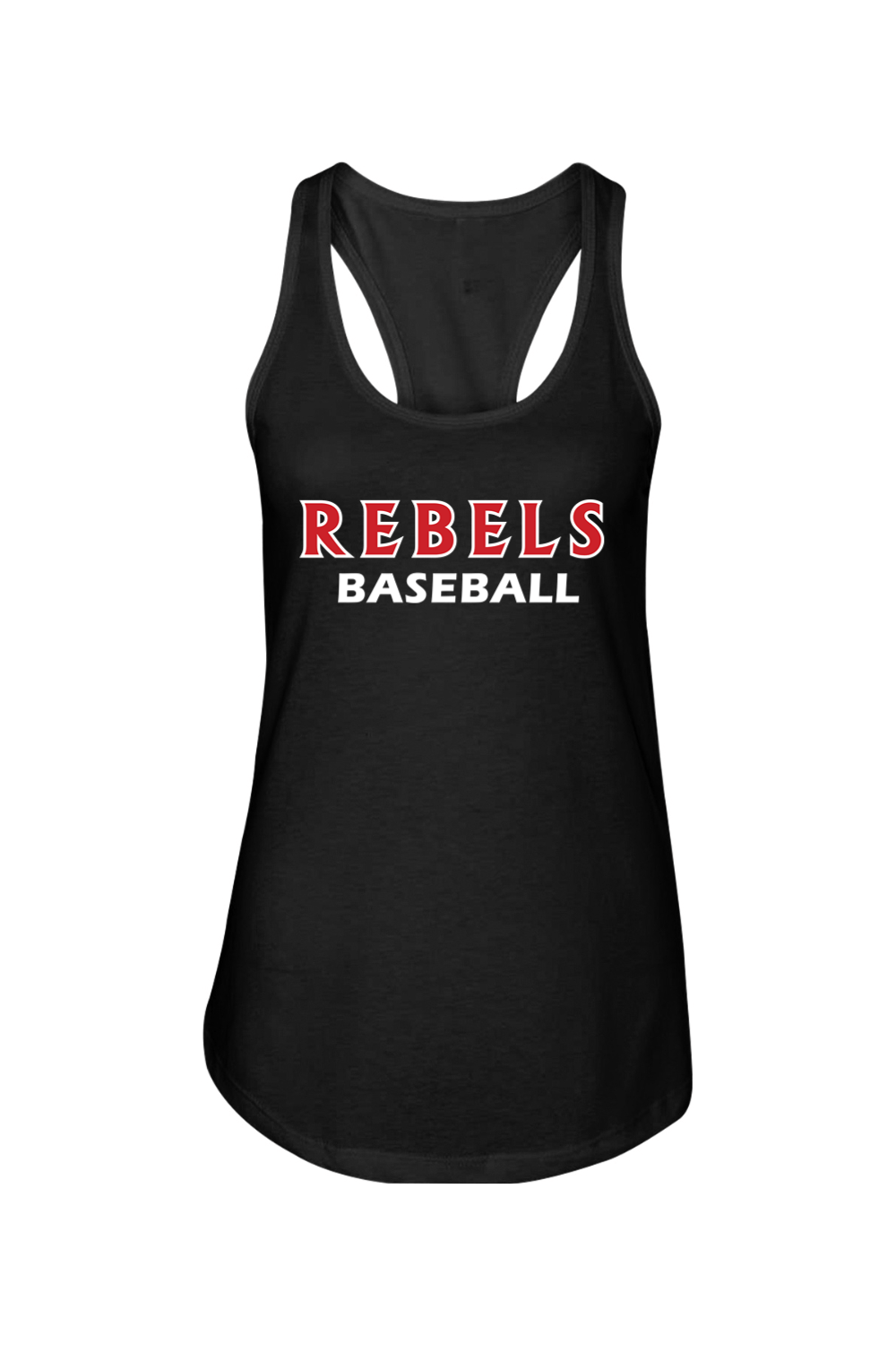 Rebels Baseball Adult Women's Tank Top Signature Lacrosse
