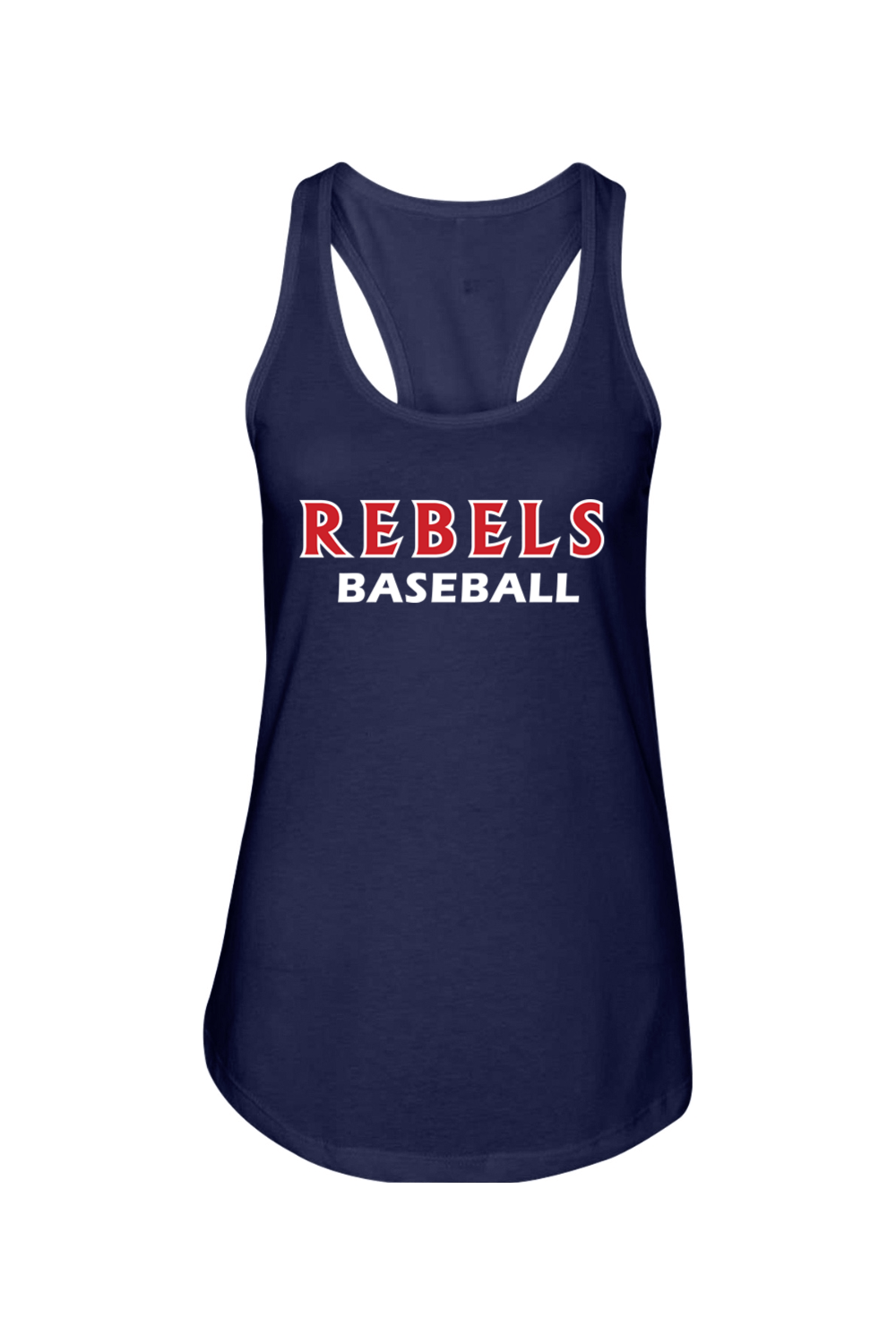 Rebels Baseball Adult Women's Tank Top Signature Lacrosse