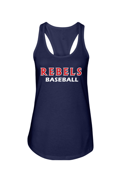 Rebels Baseball Adult Women's Tank Top Signature Lacrosse