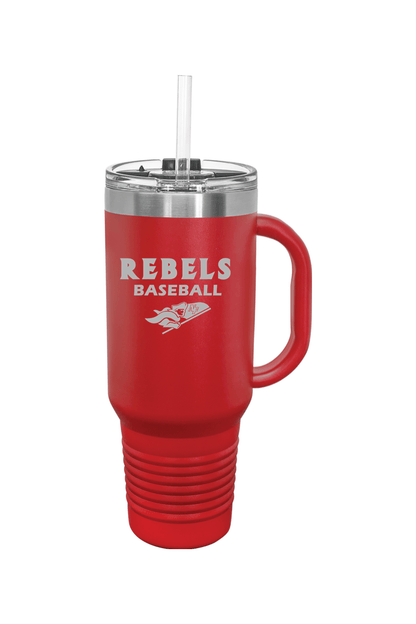Rebels Baseball Insulated Travel Mug Signature Lacrosse