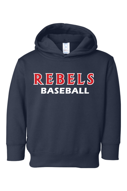 Rebels Baseball Toddler Fleece Hoodie Signature Lacrosse