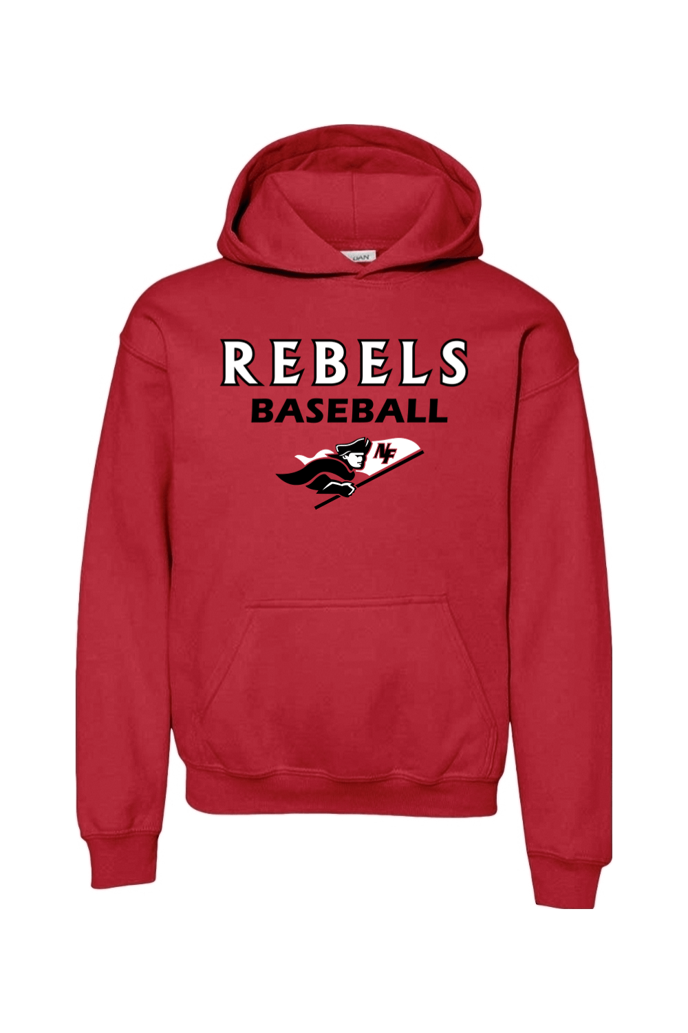 Rebels Baseball Youth Hoodie Signature Lacrosse