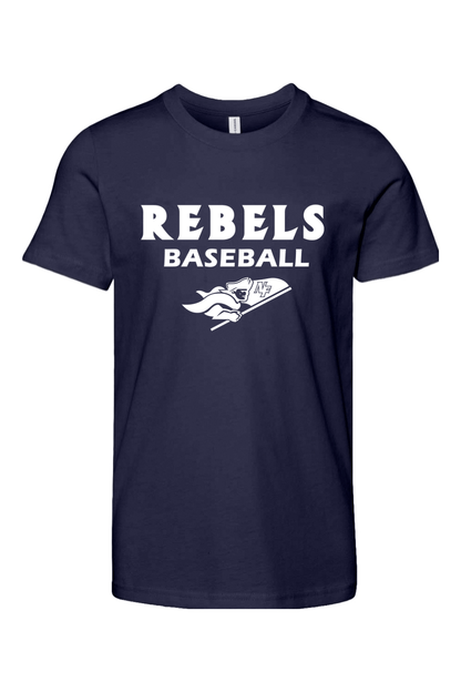Rebels Baseball Youth Lifestyle T-Shirt Signature Lacrosse