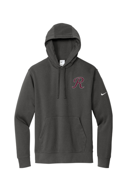 Rebels Travel Baseball Embroidered Nike Club Fleece Sleeve Swoosh Pullover Hoodie Signature Lacrosse