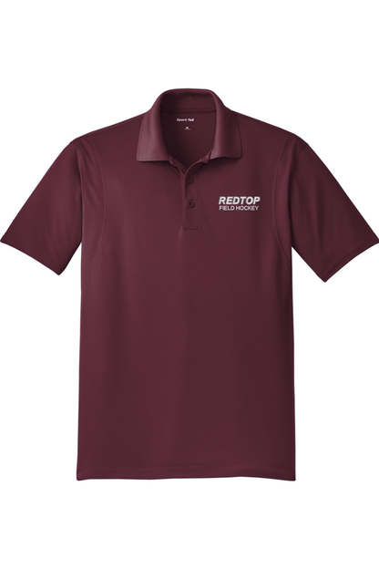 Red Top FH Adult Embroidered Athletic Polo Signature Lacrosse