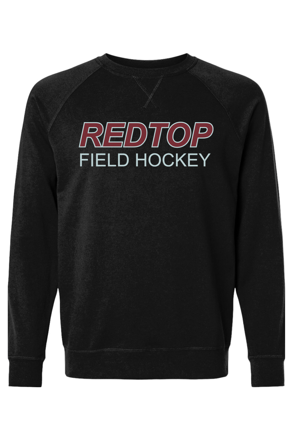 Red Top FH Adult Heavyweight Raglan Long Sleeve Signature Lacrosse