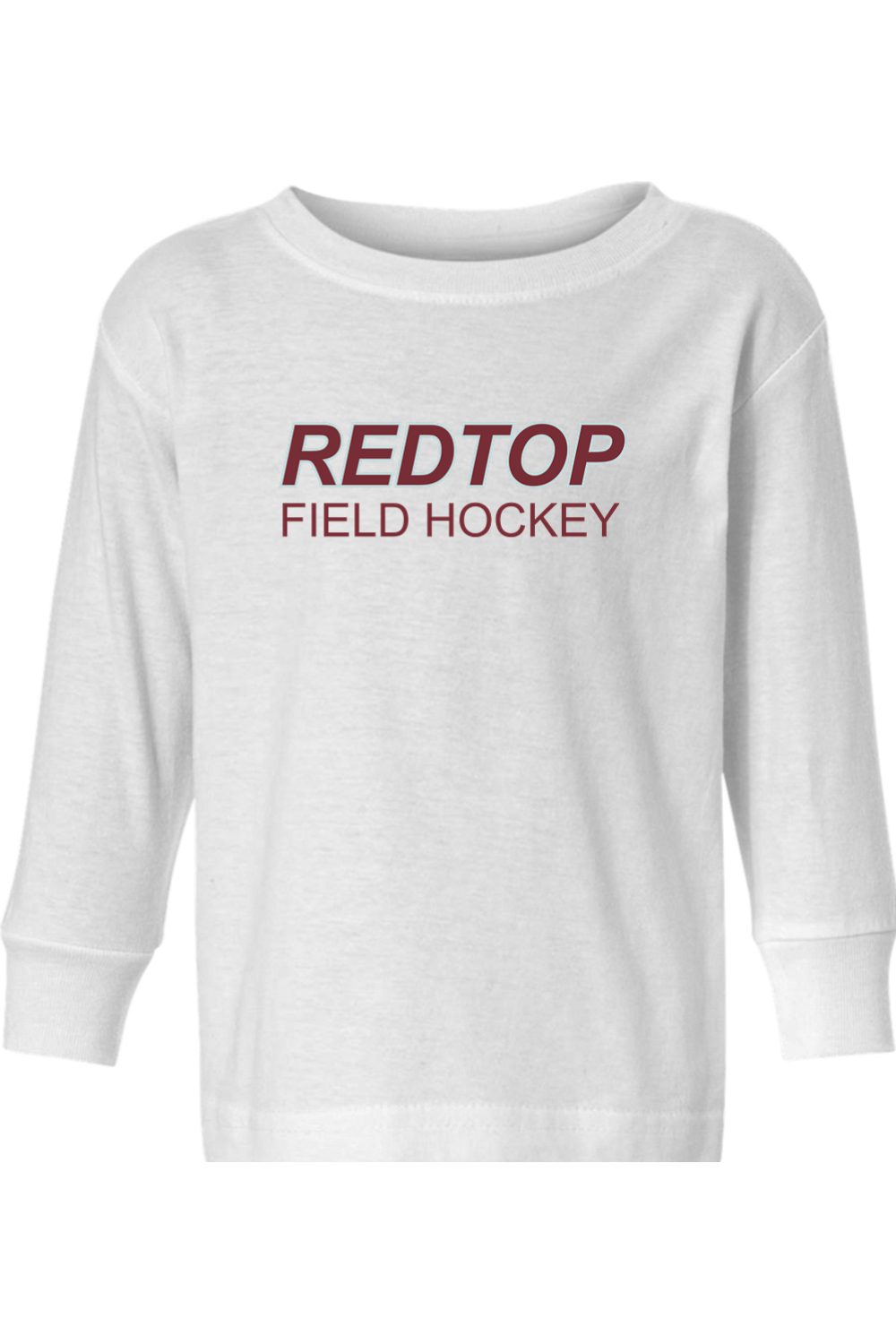 Red Top FH Toddler Long Sleeve T-Shirt Signature Lacrosse
