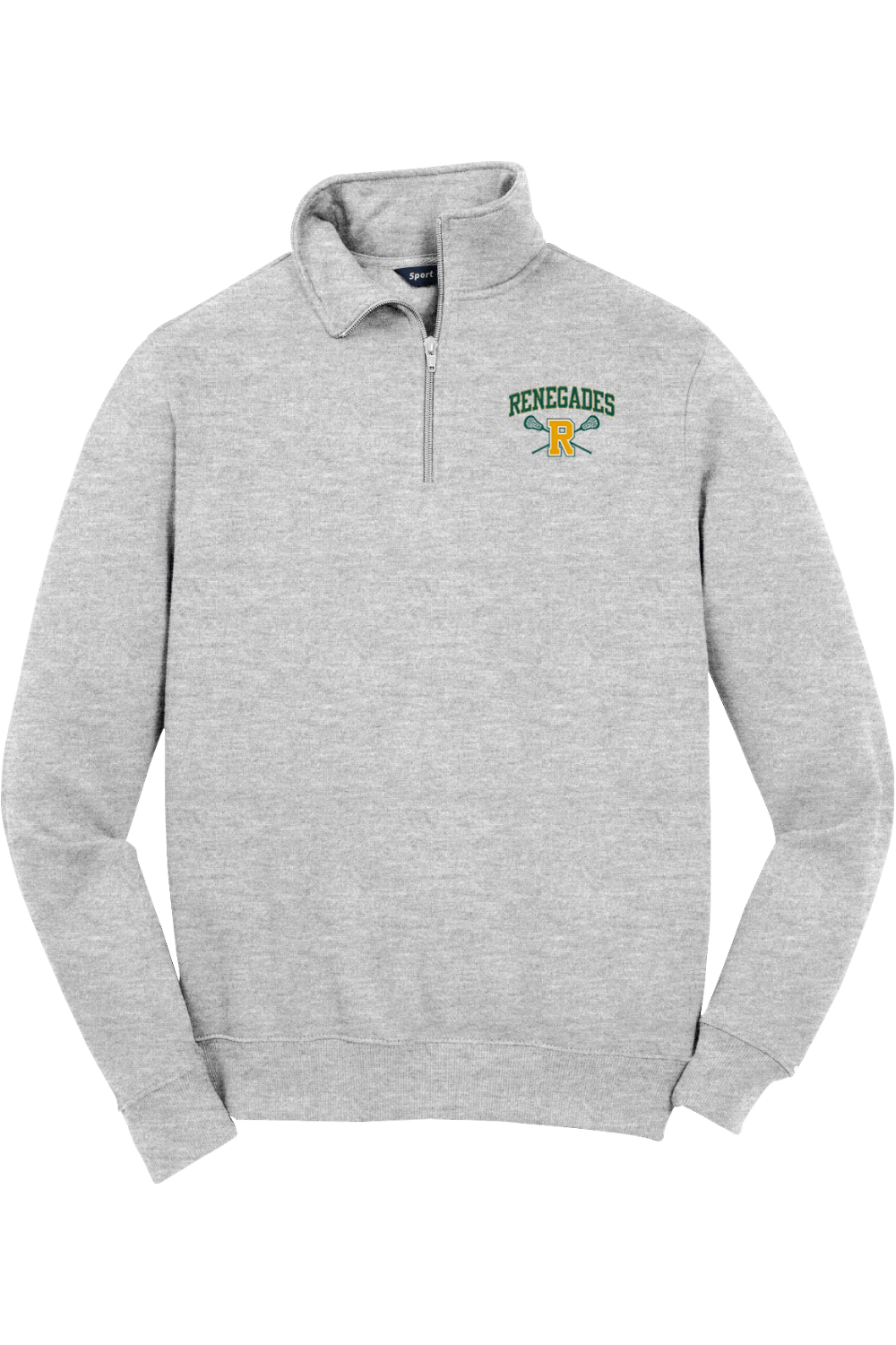 Renegades Lacrosse Adult Embroidered Quarter-Zip Pullover Signature Lacrosse