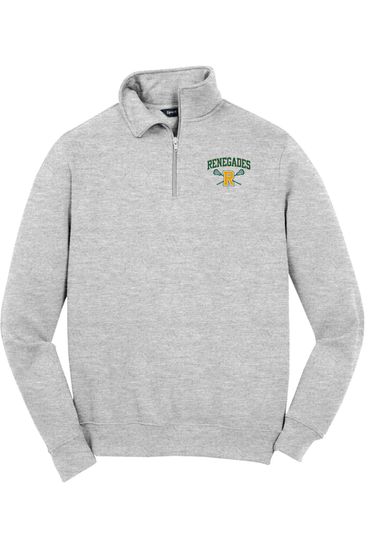Renegades Lacrosse Adult Embroidered Quarter-Zip Pullover Signature Lacrosse