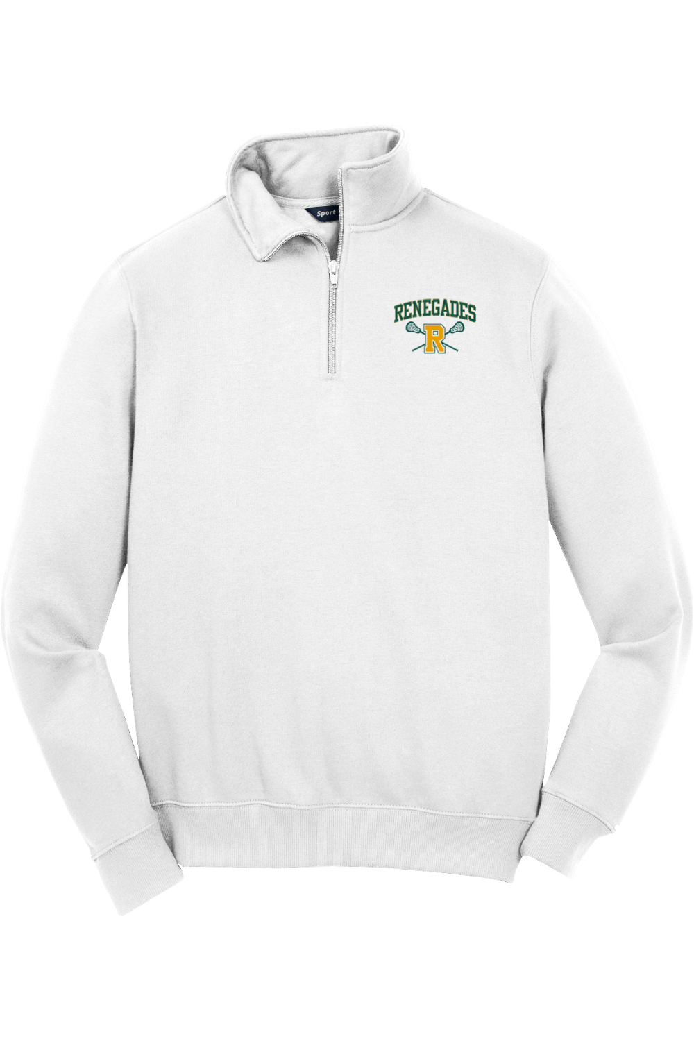 Renegades Lacrosse Adult Embroidered Quarter-Zip Pullover Signature Lacrosse
