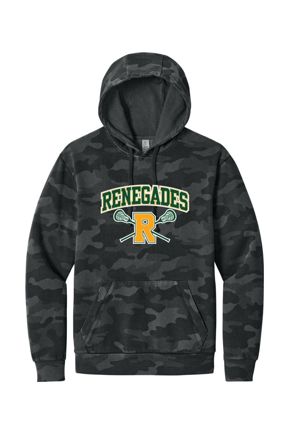 Renegades Youth Lacrosse District Wash Camo Fleece Hoodie Signature Lacrosse