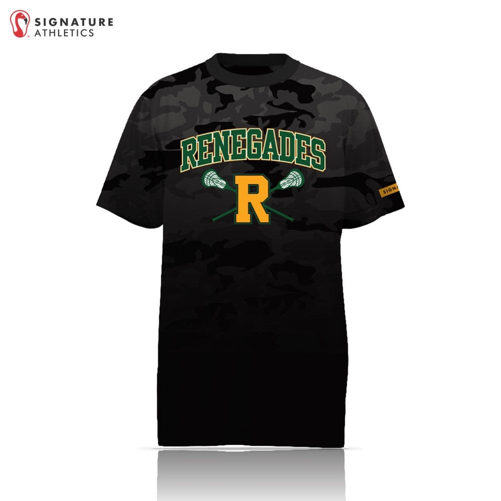 Renegades Youth Lacrosse Men's 4 Piece Player Package (Black Tech Tee 6th-8th Grade) Signature Lacrosse