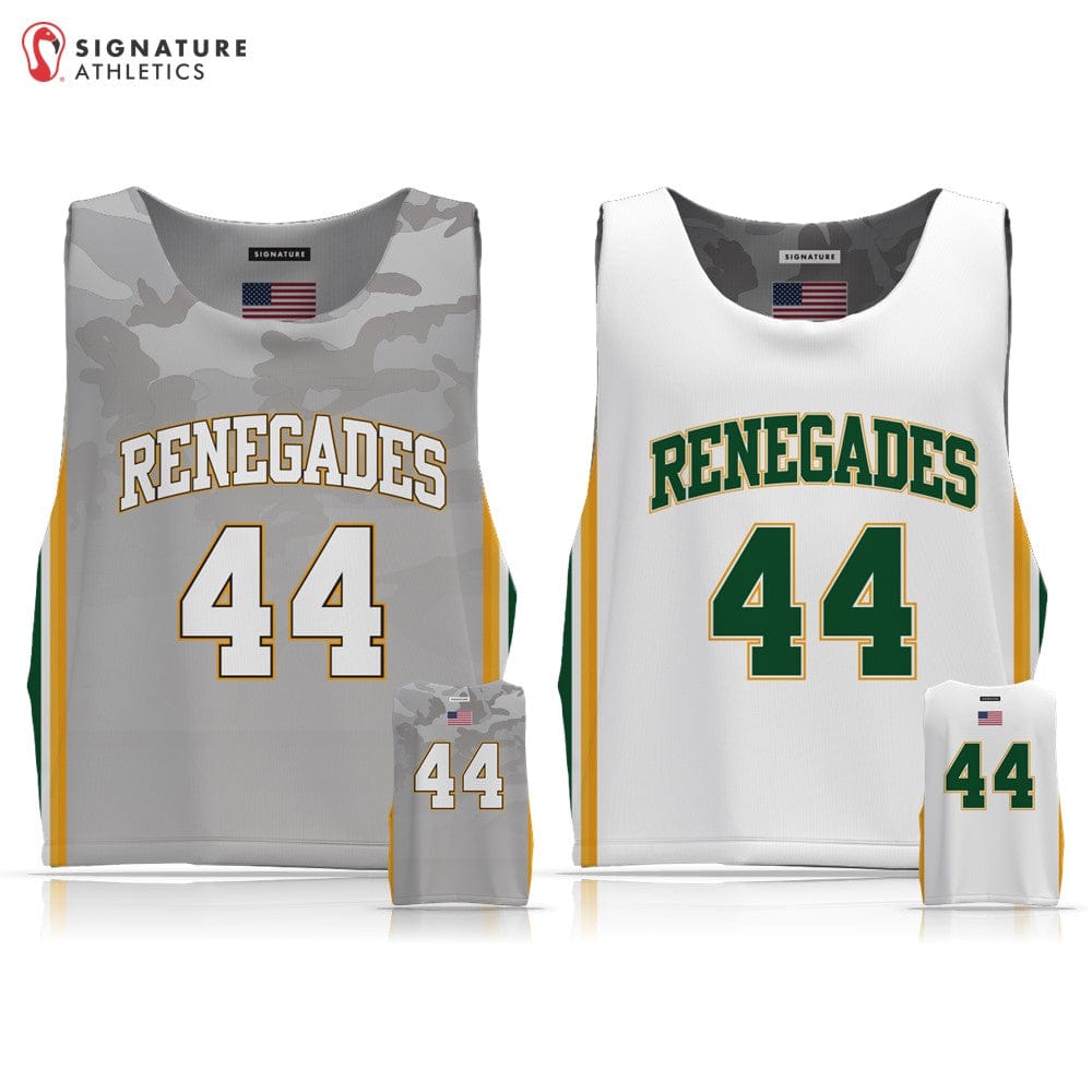 Renegades Youth Lacrosse Men's 4 Piece Player Package (Gold Tech Tee 2nd-5th Grade) Signature Lacrosse