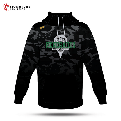 Renegades Youth Lacrosse  Men's Pro Dye Sub Scuba Hoodie: Renegades Youth Lacrosse Signature Lacrosse