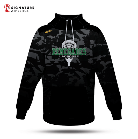 Renegades Youth Lacrosse  Men's Pro Dye Sub Scuba Hoodie: Renegades Youth Lacrosse Signature Lacrosse