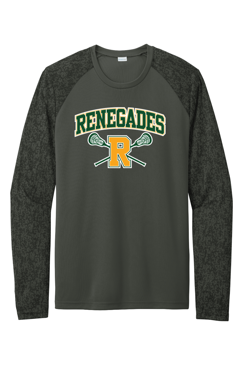 Renegades Youth Lacrosse Sport-Tek Long Sleeve Digi Camo Tee Signature Lacrosse