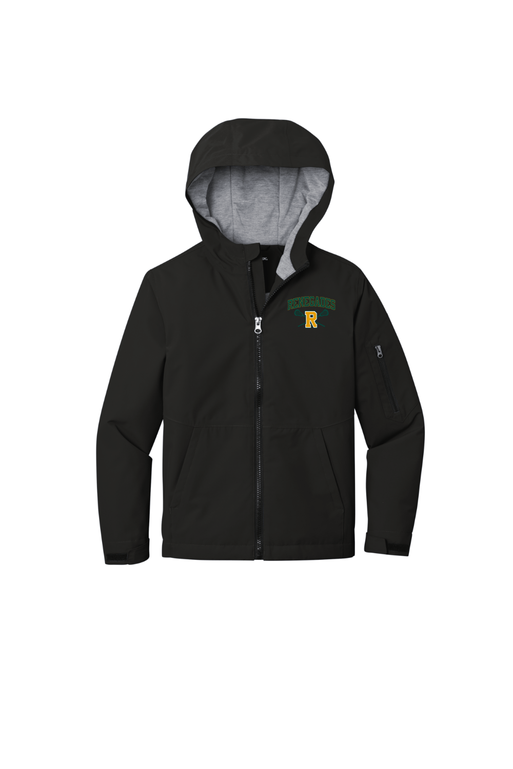 Renegades Youth Lacrosse Youth Sport-Tek Waterproof Insulated Jacket Signature Lacrosse