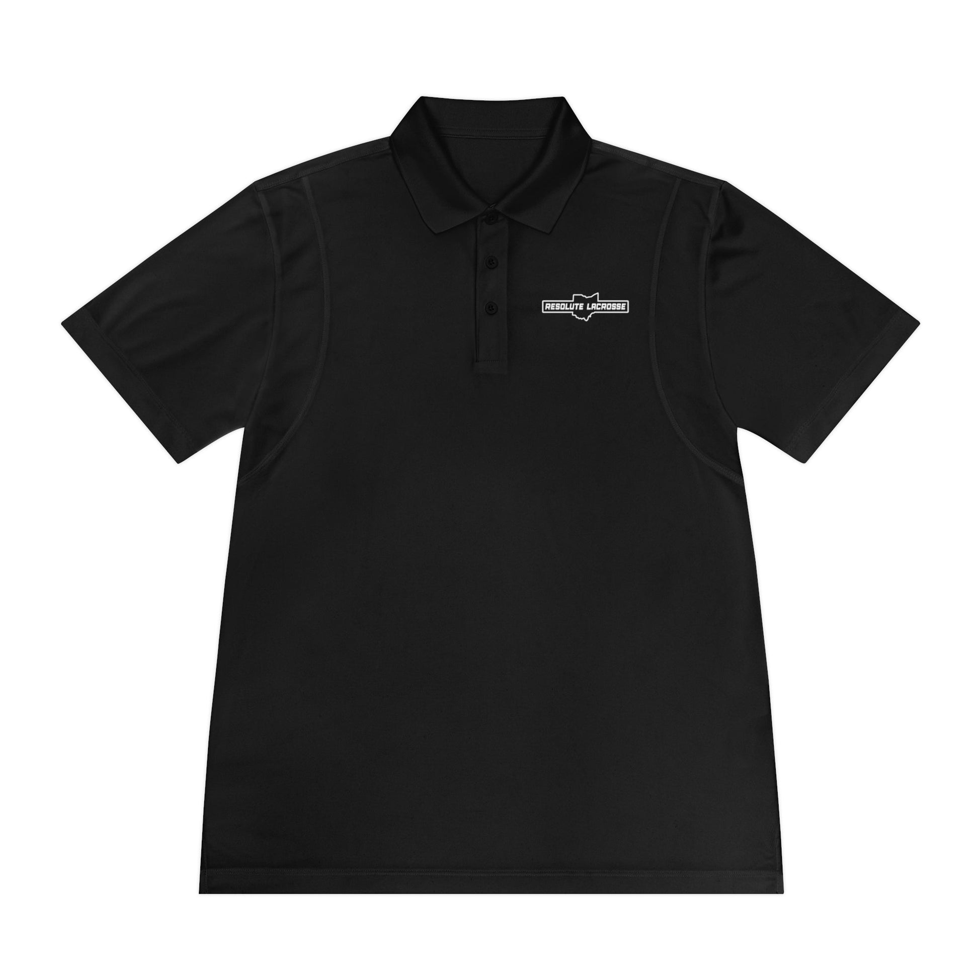 Resolute Lacrosse Men's Sport Polo Shirt Signature Lacrosse