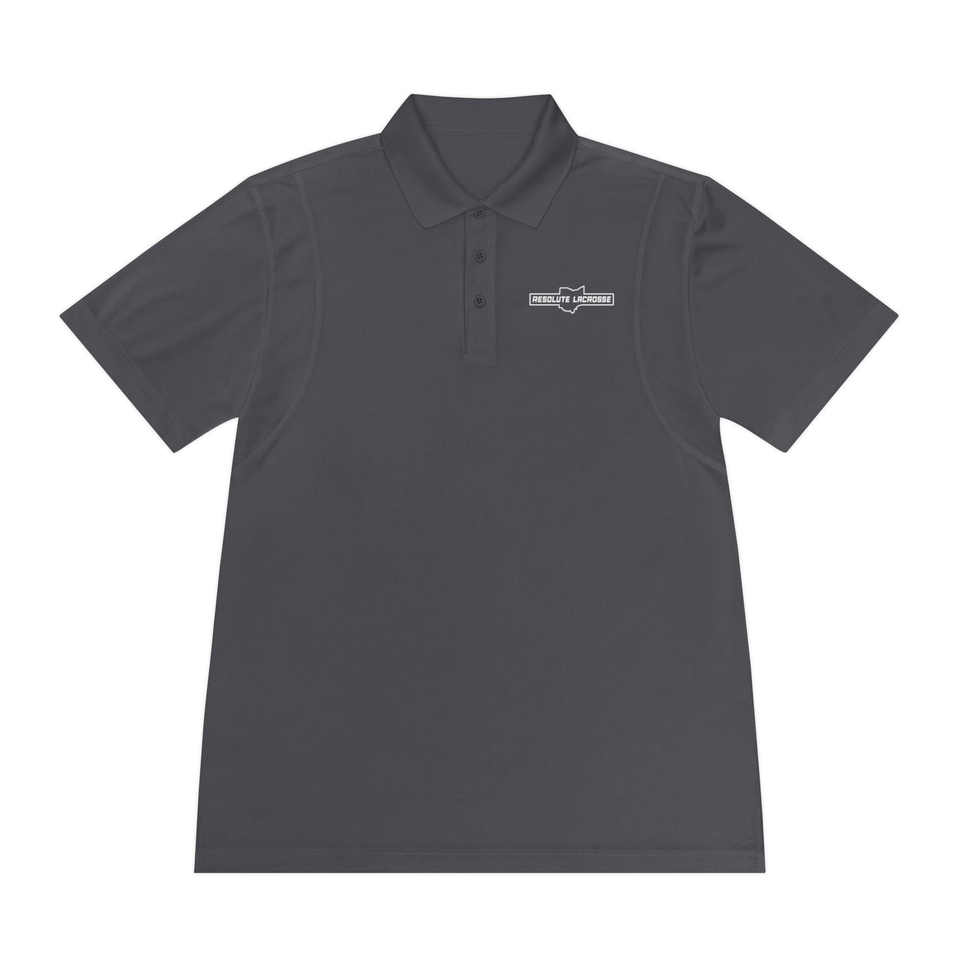 Resolute Lacrosse Men's Sport Polo Shirt Signature Lacrosse