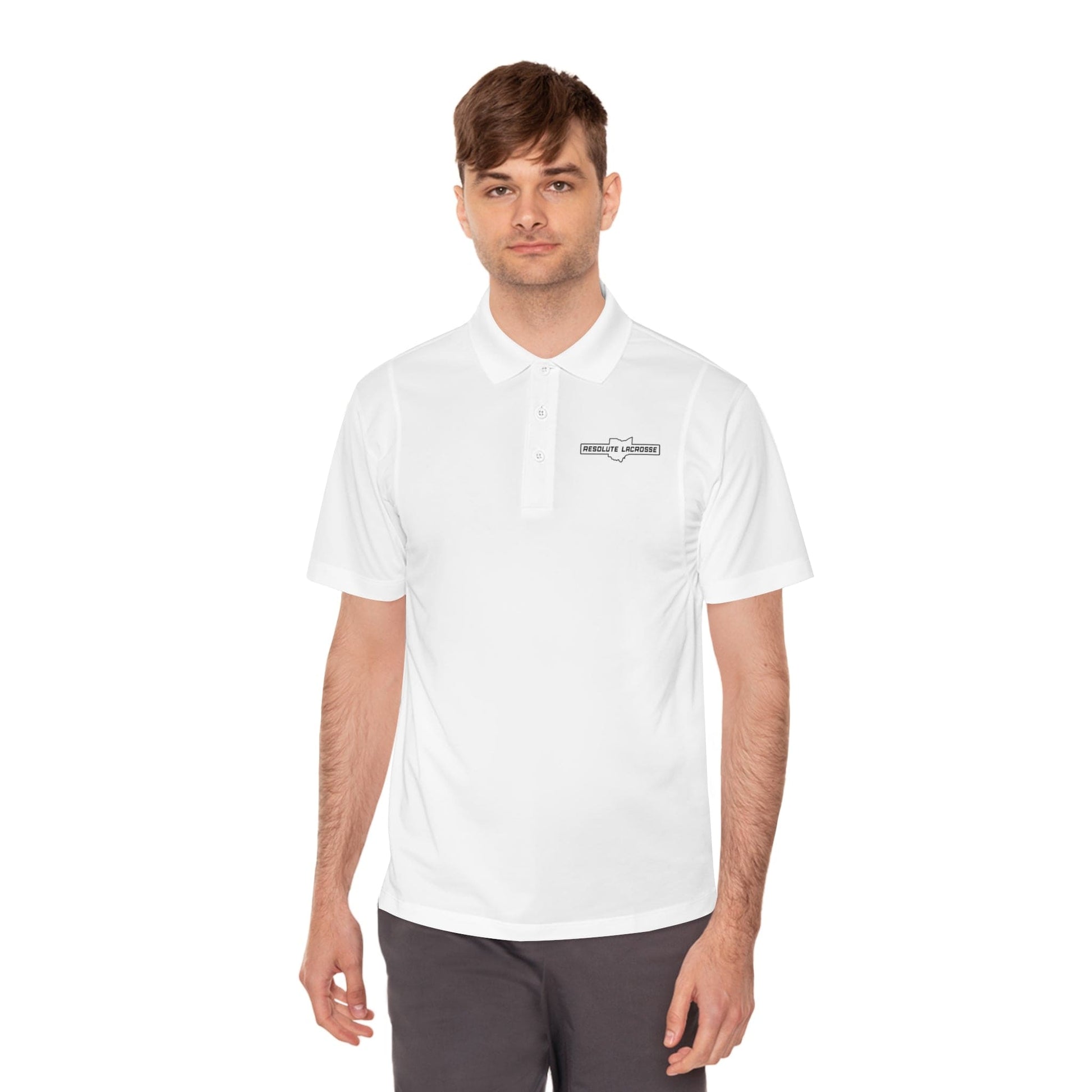 Resolute Lacrosse Men's Sport Polo Shirt Signature Lacrosse