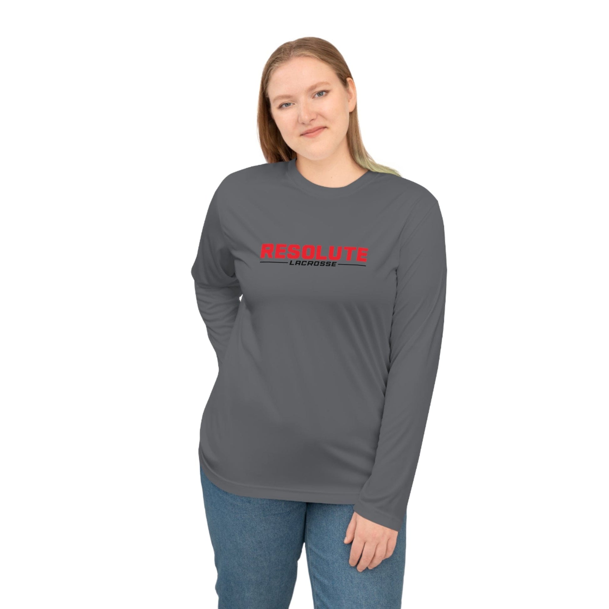 Resolute Lacrosse Performance Long Sleeve Shirt Signature Lacrosse