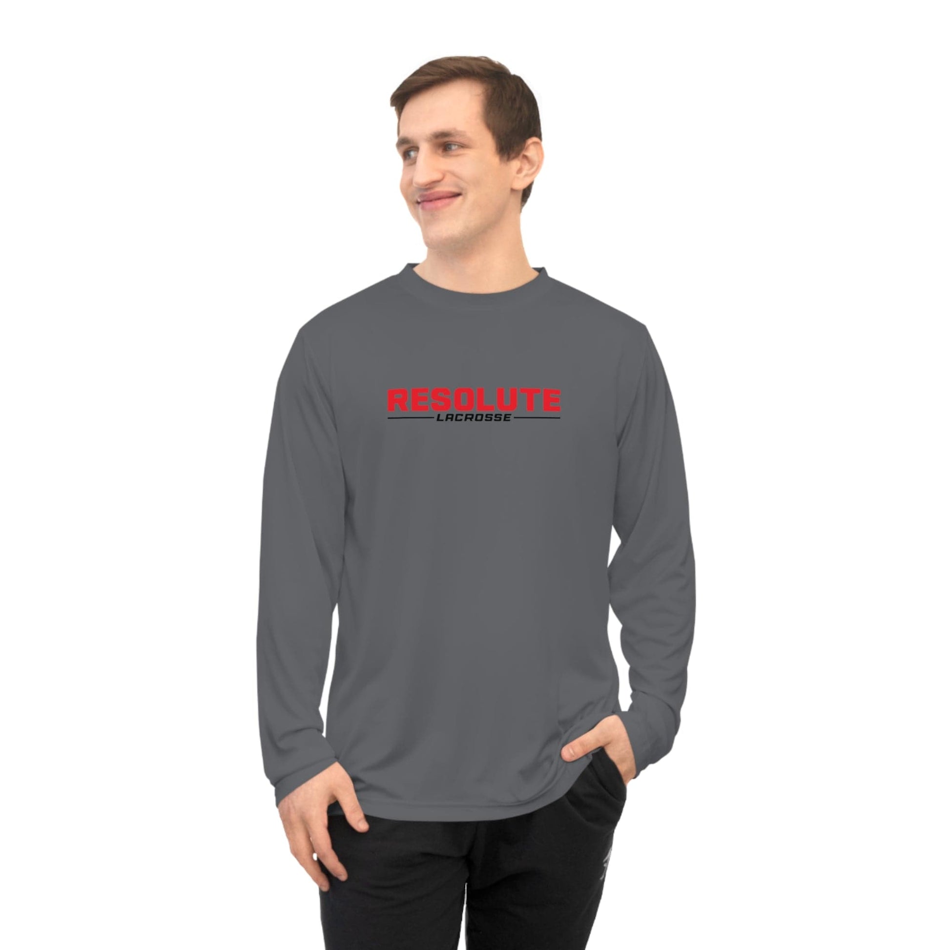 Resolute Lacrosse Performance Long Sleeve Shirt Signature Lacrosse