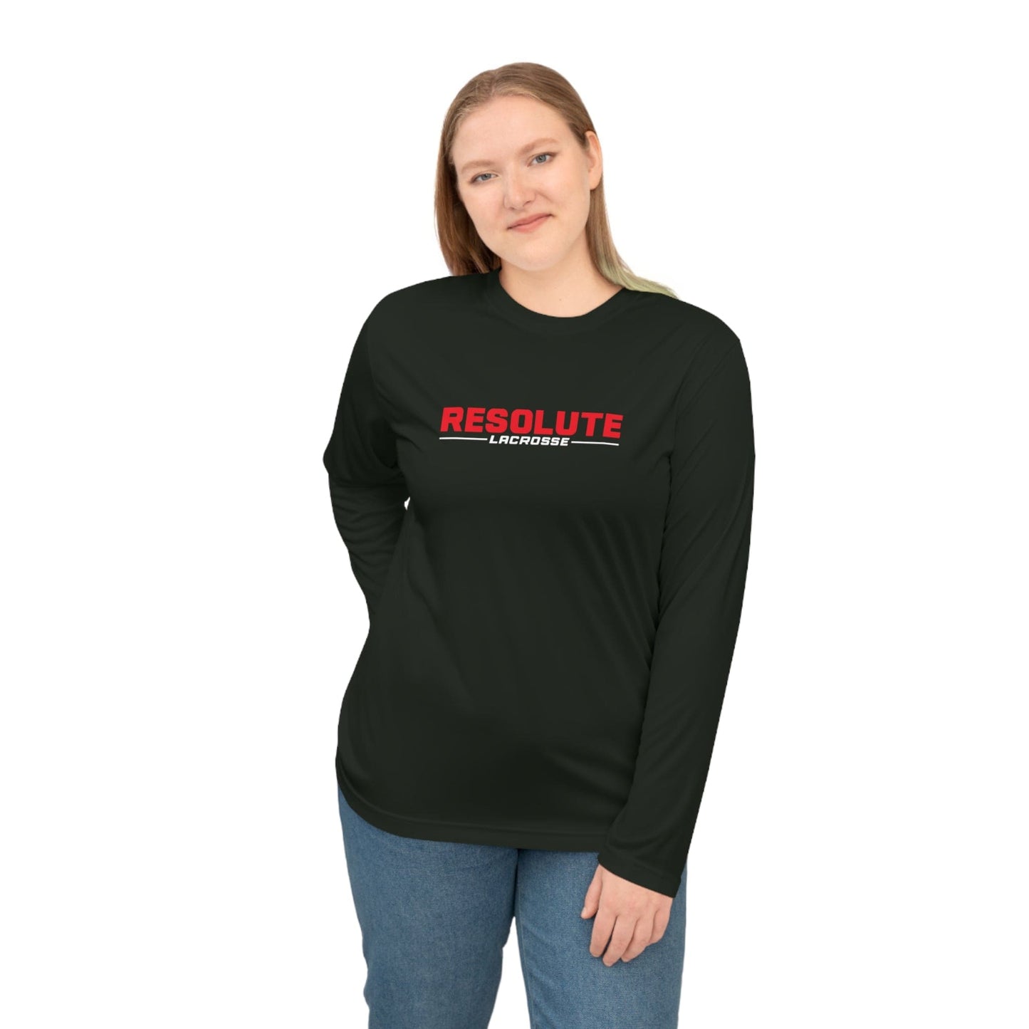 Resolute Lacrosse Performance Long Sleeve Shirt Signature Lacrosse