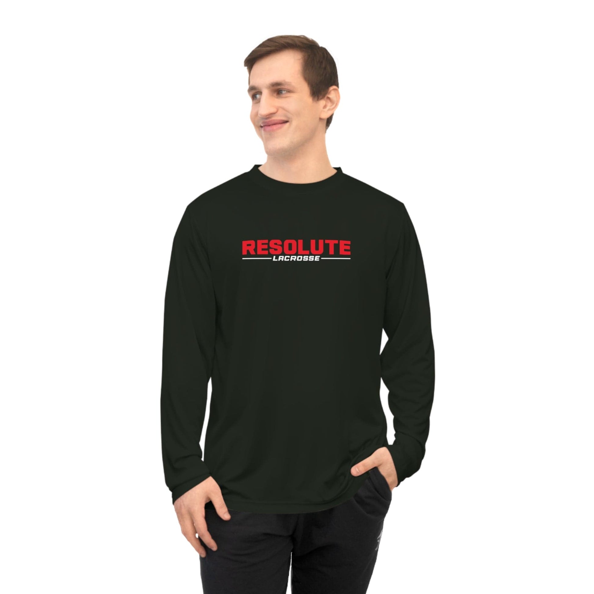 Resolute Lacrosse Performance Long Sleeve Shirt Signature Lacrosse