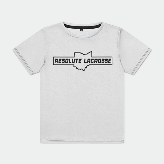 Resolute Lacrosse Youth Athletic T-Shirt Signature Lacrosse