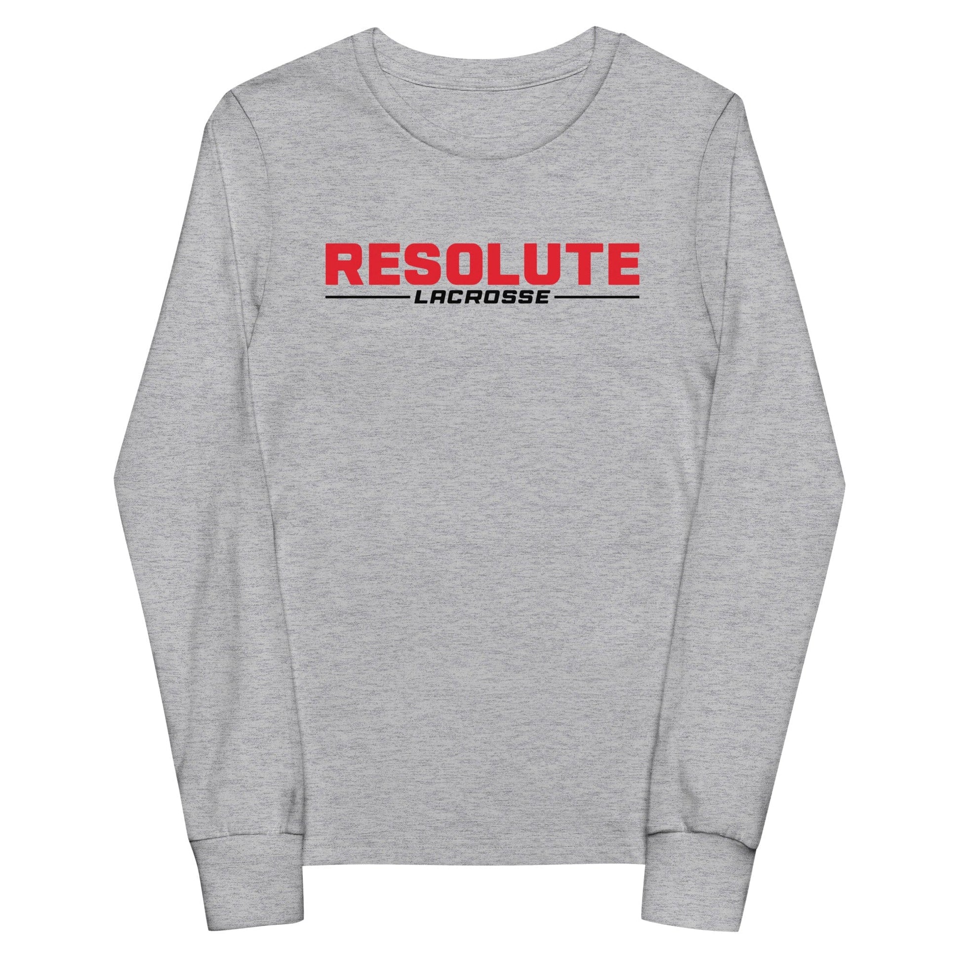 Resolute Lacrosse Youth Cotton Long Sleeve T-Shirt Signature Lacrosse