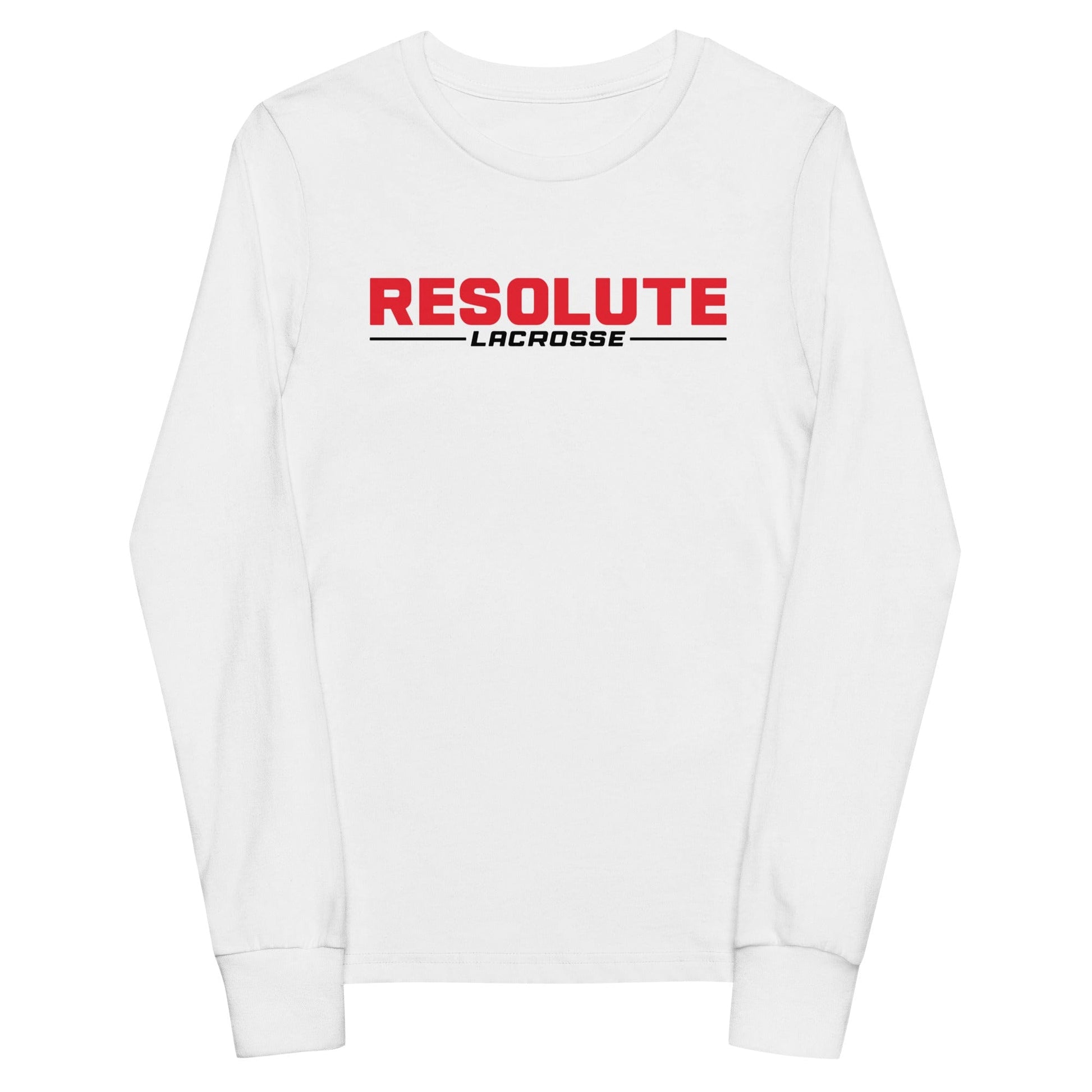 Resolute Lacrosse Youth Cotton Long Sleeve T-Shirt Signature Lacrosse