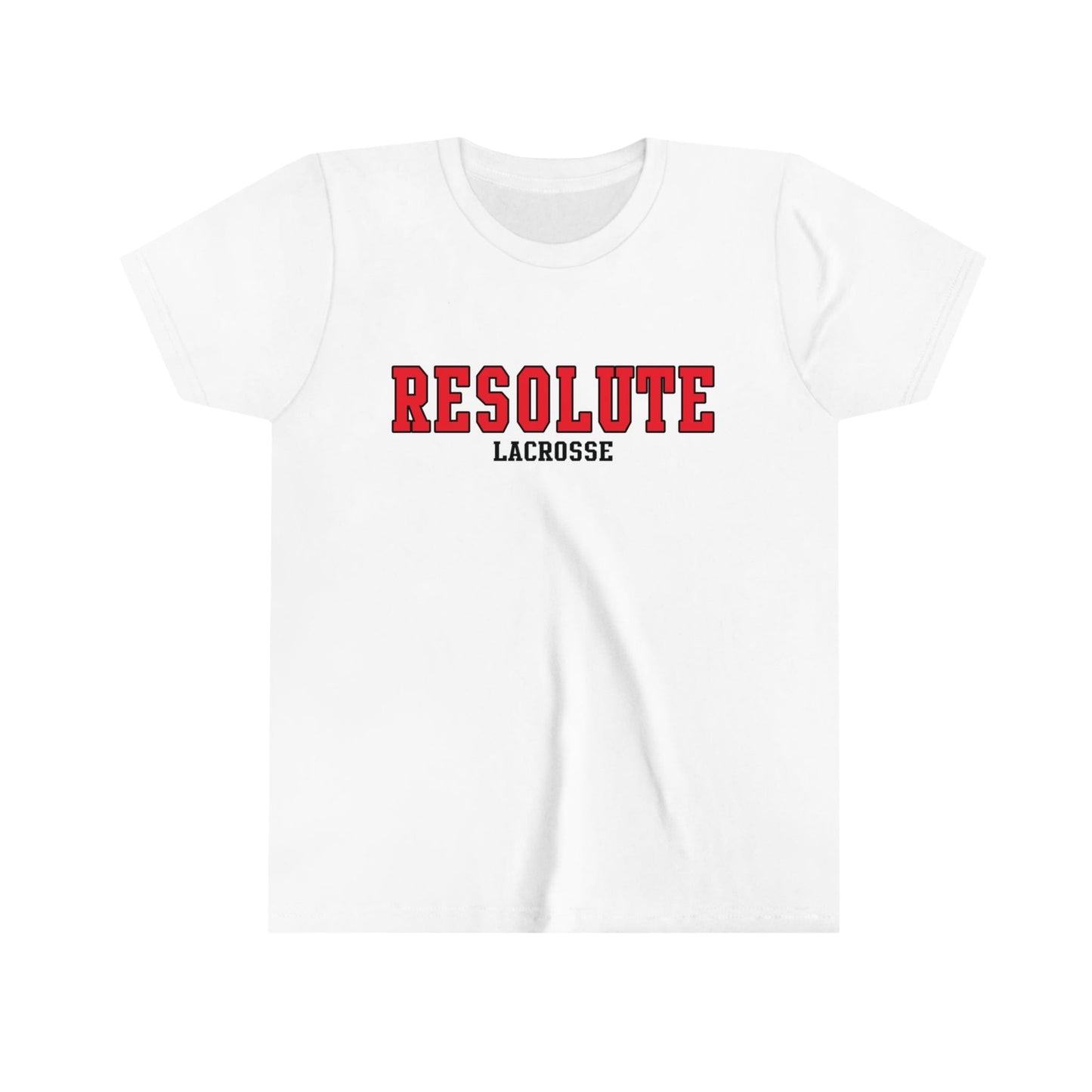 Resolute Lacrosse Youth Short Sleeve Tee Signature Lacrosse