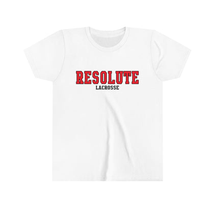 Resolute Lacrosse Youth Short Sleeve Tee Signature Lacrosse