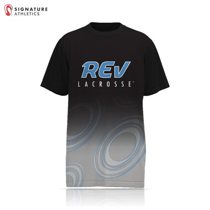 Revolution LC Women's Black Short Sleeve Tech Tee Signature Lacrosse