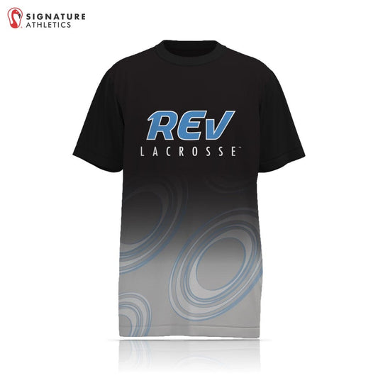 Revolution LC Women's Black Short Sleeve Tech Tee: 34s/35s Signature Lacrosse