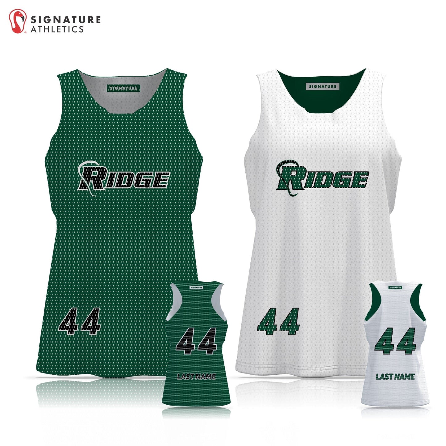 Ridge Lacrosse PRACTICE Women's Reversible Pinnie Signature Lacrosse
