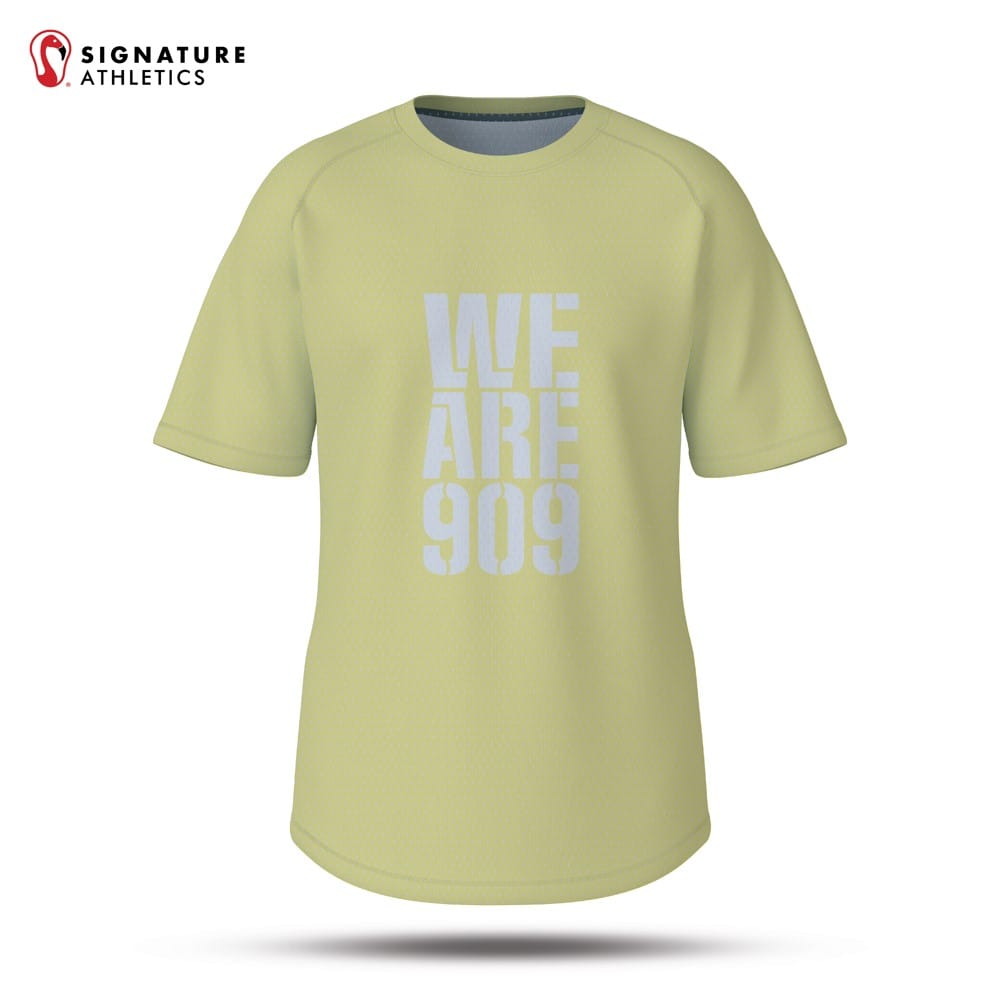 Risen 909 Volleyball Club Men's Yellow Player Short Sleeve Tech Tee Signature Lacrosse