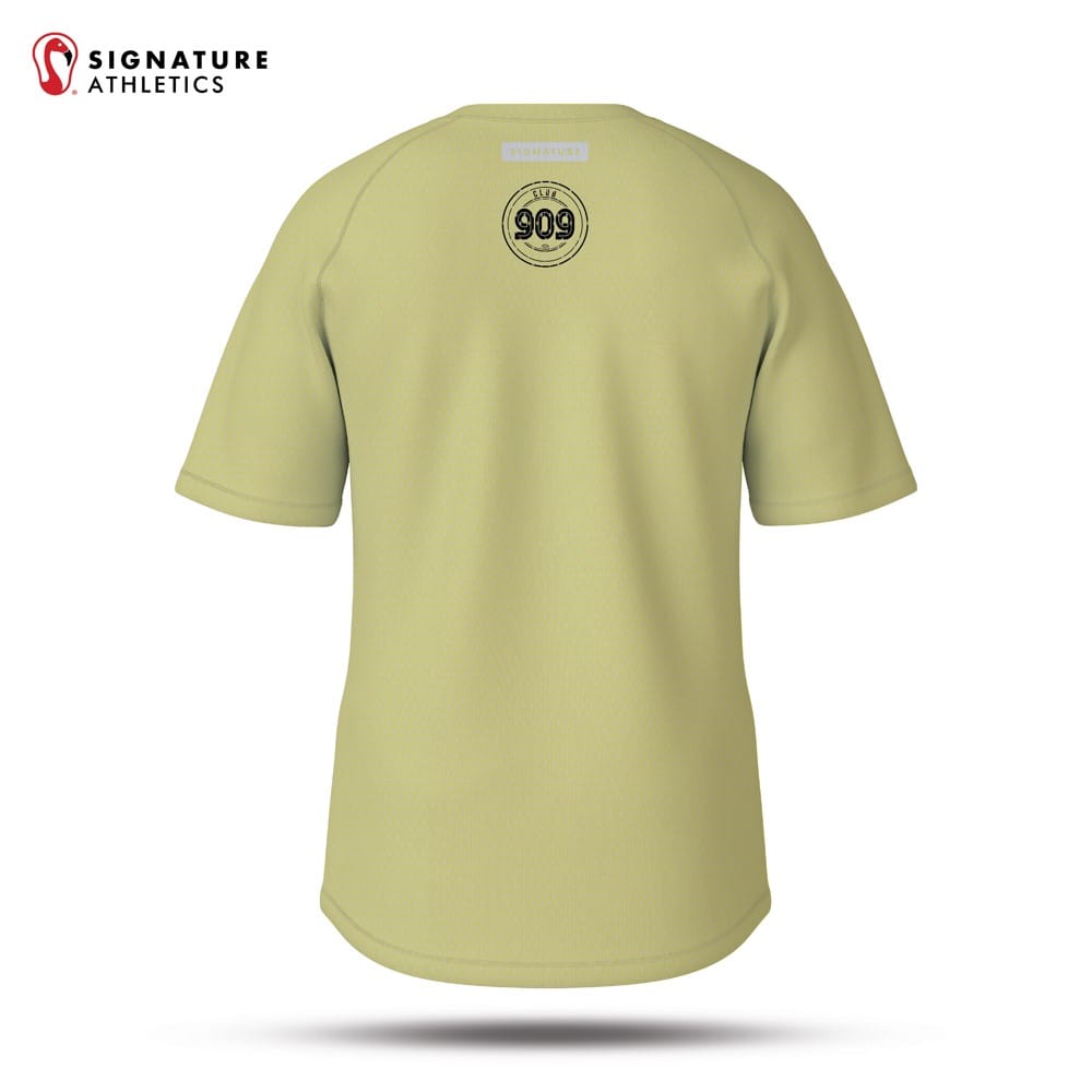Risen 909 Volleyball Club Men's Yellow Player Short Sleeve Tech Tee Signature Lacrosse