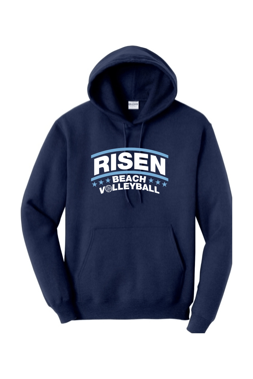 Risen Beach Volleyball Adult Heavyweight Hoodie Signature Lacrosse