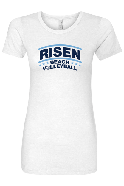 Risen Beach Volleyball Adult Women's T-Shirt Signature Lacrosse