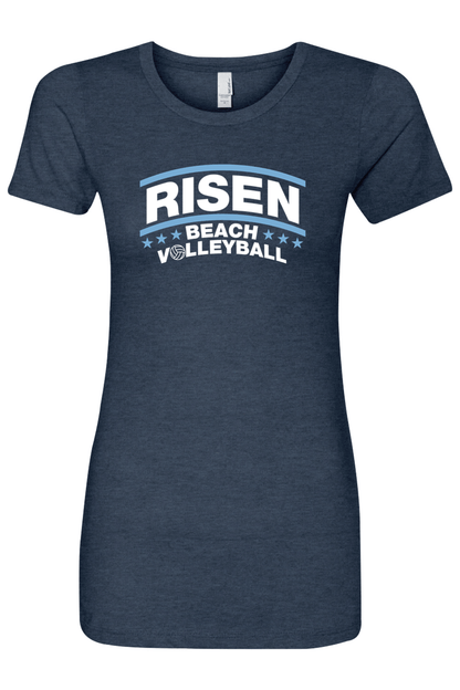 Risen Beach Volleyball Adult Women's T-Shirt Signature Lacrosse