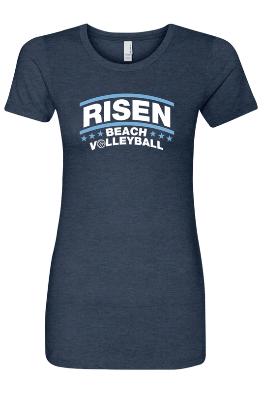 Risen Beach Volleyball Adult Women's T-Shirt Signature Lacrosse