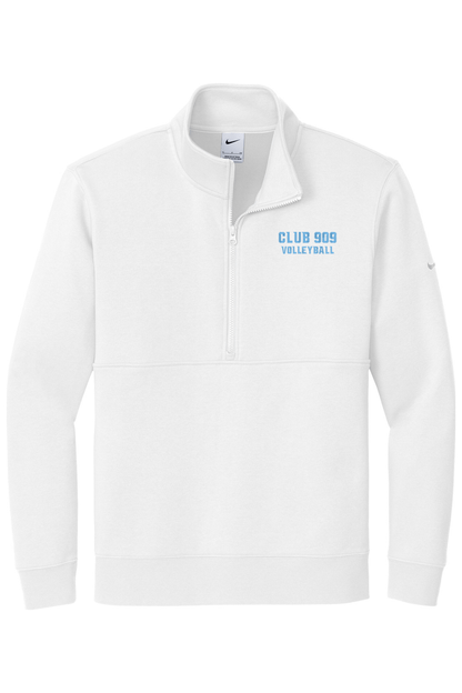 Risen Beach Volleyball Embroidered Nike Club Fleece Sleeve Swoosh 1/2-Zip Signature Lacrosse