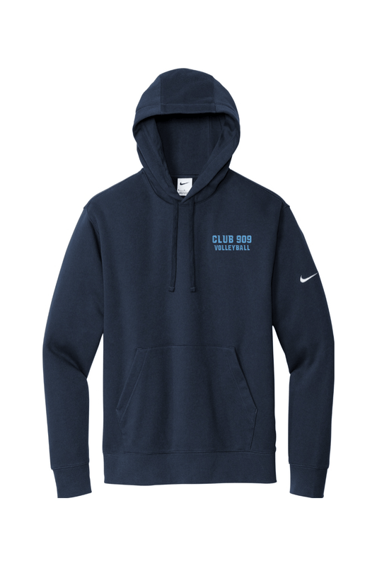 Risen Beach Volleyball Embroidered Nike Club Fleece Sleeve Swoosh Pullover Hoodie Signature Lacrosse