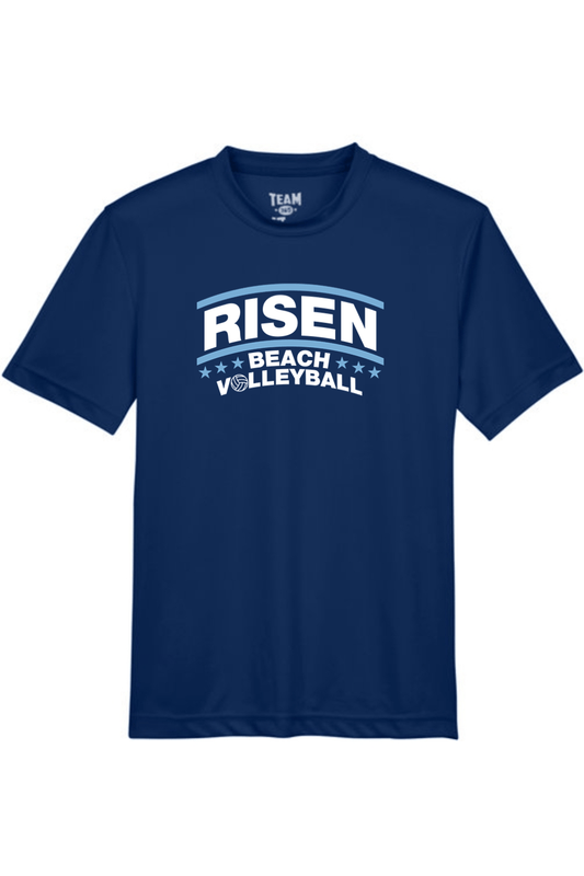 Risen Beach Volleyball Youth Athletic T-Shirt Signature Lacrosse