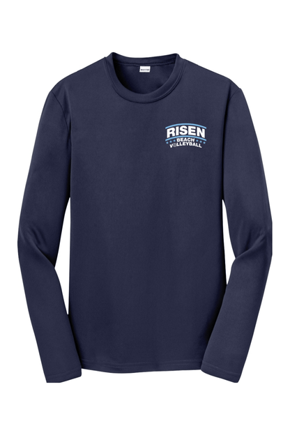 Risen Beach Volleyball Youth Long Sleeve T-Shirt Signature Lacrosse