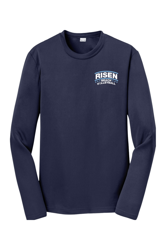 Risen Beach Volleyball Youth Long Sleeve T-Shirt Signature Lacrosse