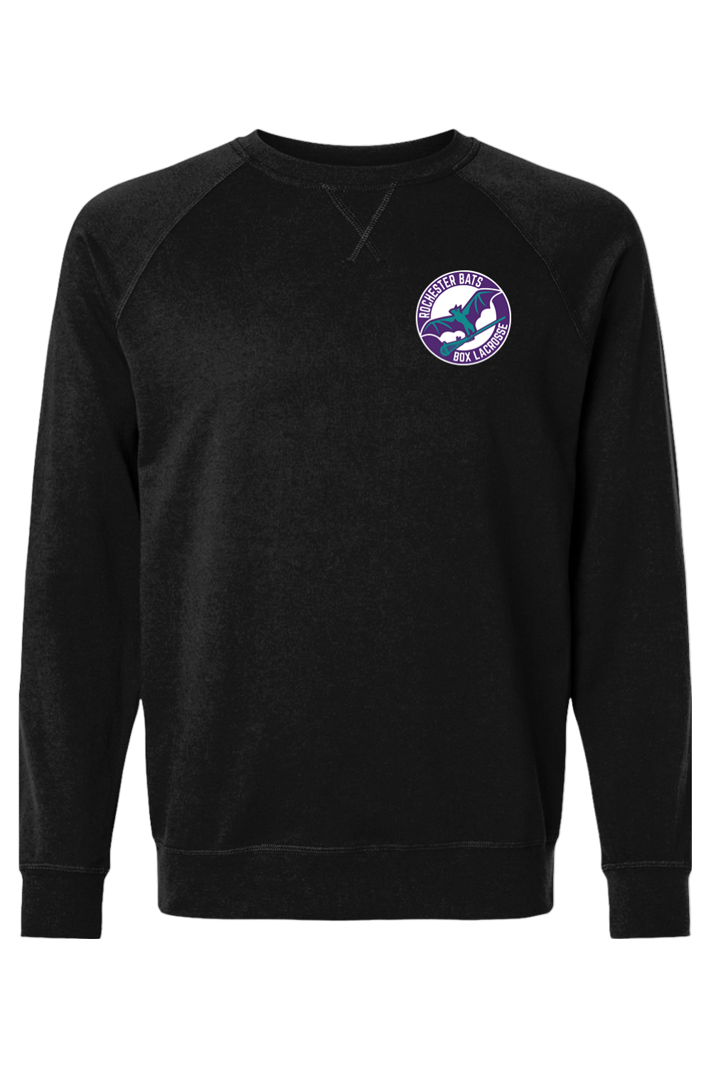 Rochester Bats BLC Adult Heavyweight Raglan Long Sleeve Signature Lacrosse