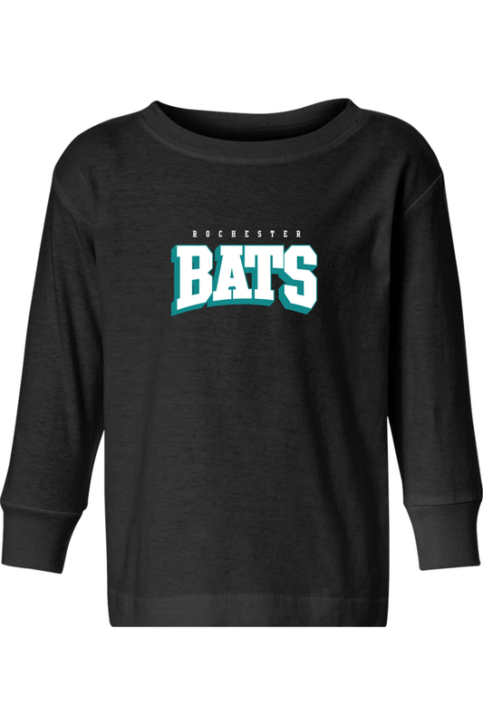 Rochester Bats BLC Toddler Long Sleeve T-Shirt Signature Lacrosse