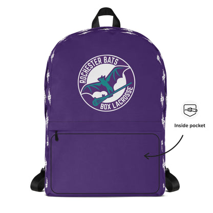 Rochester Bats BLC Travel Backpack Signature Lacrosse